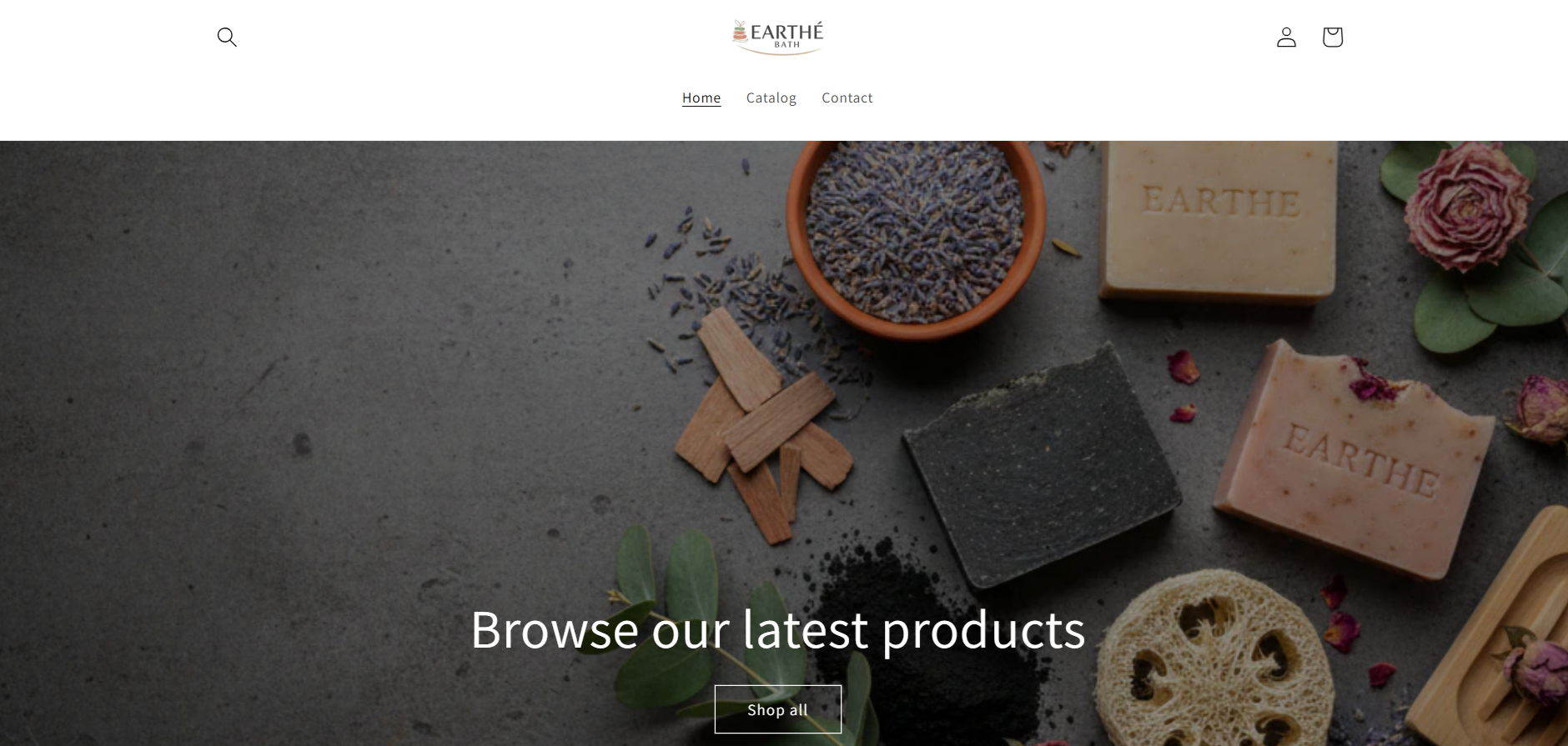 Earthé Bath: Organic E-Commerce Store