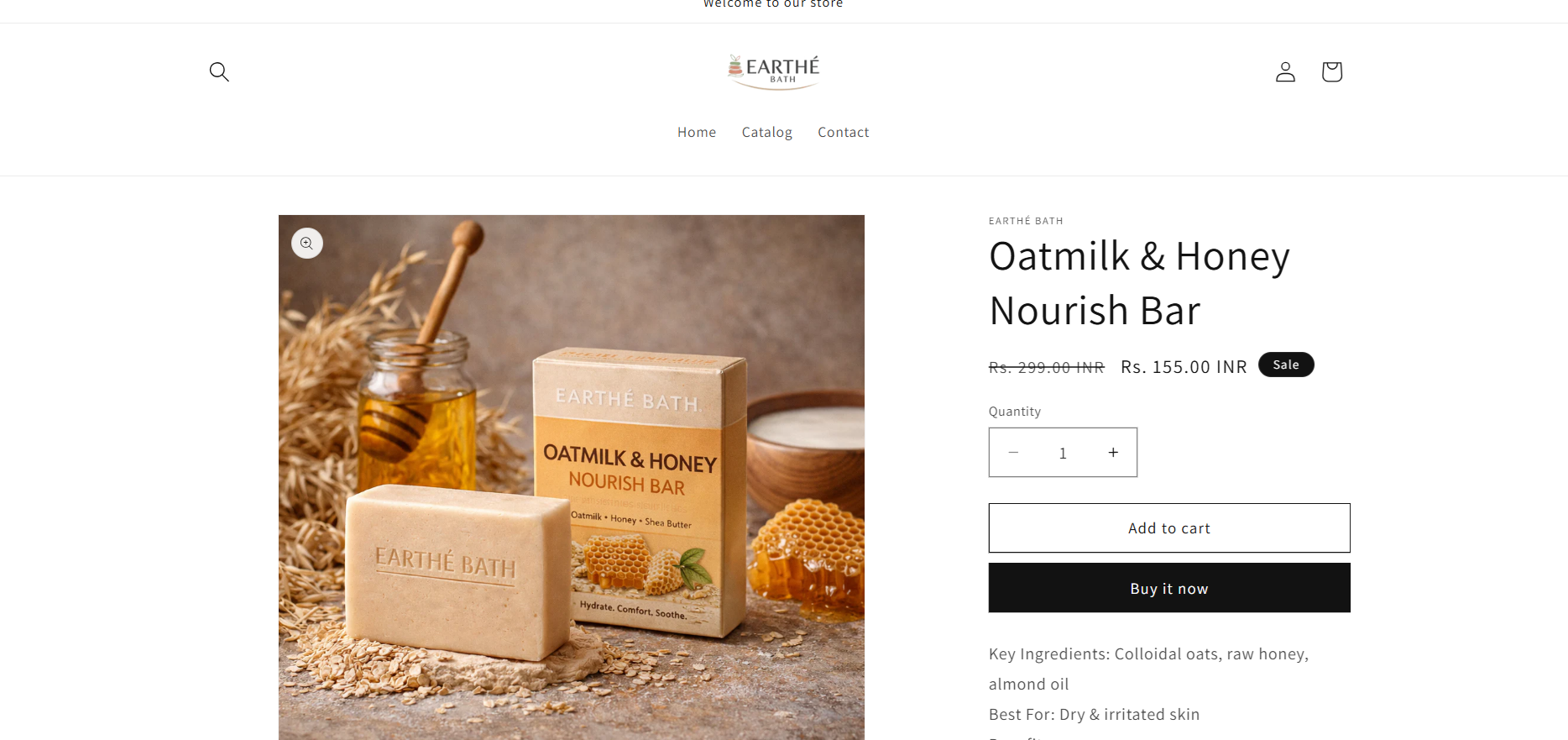 Earthé Bath: Organic E-Commerce Store Gallery 3