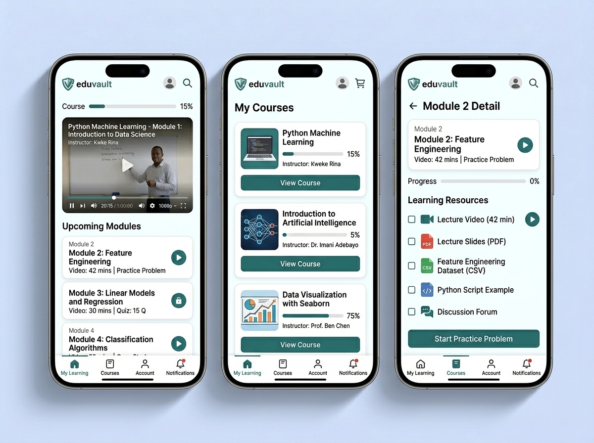 EduVault – Scalable E-Learning Marketplace Gallery 3