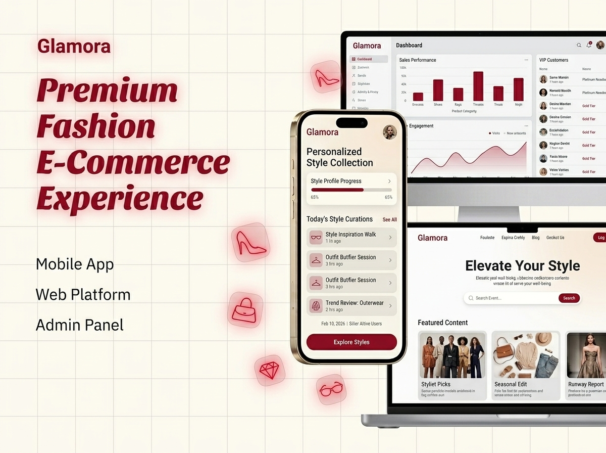 Glamora – Premium Fashion E-Commerce Experience