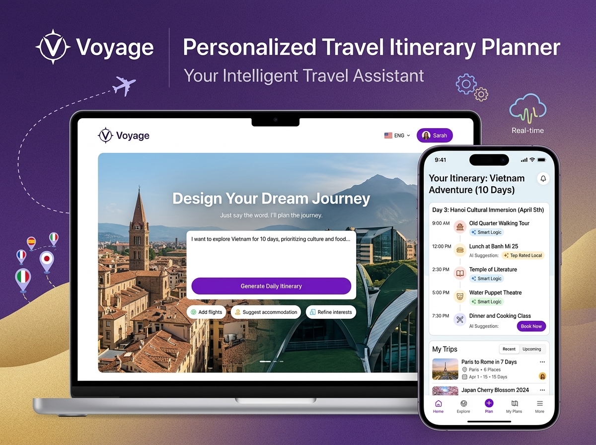 Voyage – Personalized Travel Itinerary Planner